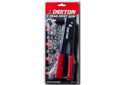 Dekton 4 Head Rivet Gun (DT20610)