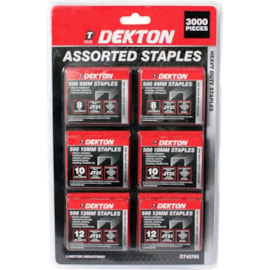 Dekton 3000 Piece Staple Assortment (DT40765)