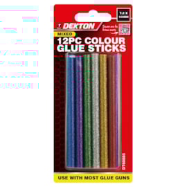 Dekton 12Pc 7.2Mm X100Mm Multicolor Glue Sticks Dekton 12Pc 7.2Mm X100Mm Multicolor Glue Sticks