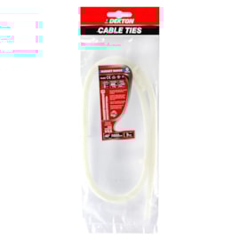 Dekton White Cable Ties 9mm x 1000mm 6s Dekton White Cable Ties 9mm x 1000mm 6s