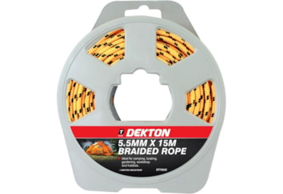 Dekton 5.5mm x 15m Braided Rope (DT70632)
