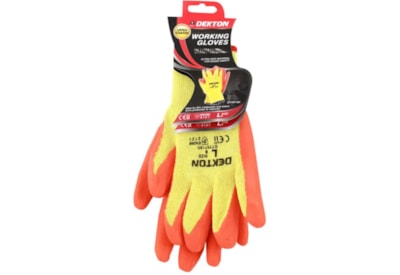 Dekton Orange/cream Working Glove Latex 9/l (DT70718C)