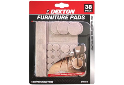 Dekton 38pc Furniture Pads in Cdu (DT90850)