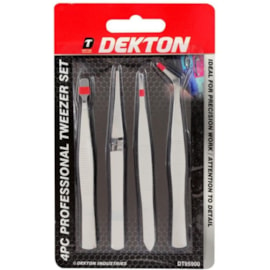 Dekton 4pc Tweezers Set (DT95900)