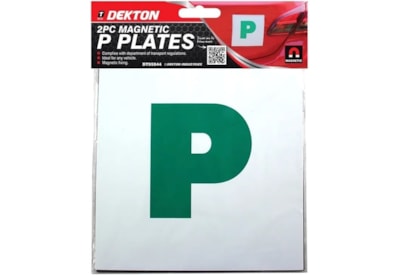Dekton Car Magnetic P Plate 2 Pack (DT95944)