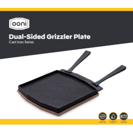 Ooni Dual-sided Grizzler Plate (UU-P0A000)