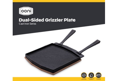 Ooni Dual-sided Grizzler Plate (UU-P0A000)