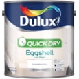 dulux Quick Dry Eggshell Pure Brilliant White 2.5l (5210915)