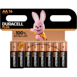 Duracell 100% Aa Batteries 16s (MN1500B16PLUS)