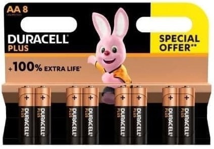 Duracell Plus Aa 8s (MN1500B8PLUSSPECIAL)