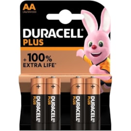 Duracell 100% Aa Batteries 4s (MN1500B4PLUS)