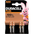 Duracell 100% Aaa Batteries 4s (MN2400B4PLUS)