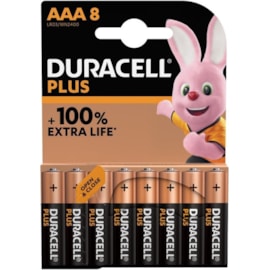 Duracell 100% Aaa Batteries 8s (MN2400B8PLUS)