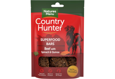 Natures Menu Superfood Bar Beef With Spinach & Quinoa 100g (CHTBS)