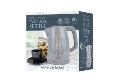 Kitchenperfected Eco-Friendly 3Kw Fast Boil Cordless Kettle - Grey