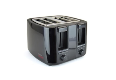 Kitchen Perfected Black 4 Slice Long Slot Toaster Kitchen Perfected Black 4 Slice Long Slot Toaster