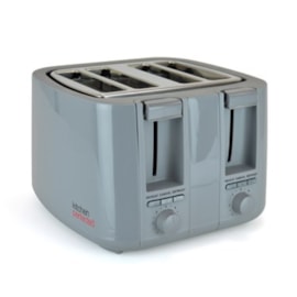 Kitchenperfected 4 Slice Extra-Wide Slot Toaster - Grey Kitchenperfected 4 Slice Extra-Wide Slot Toaster - Grey