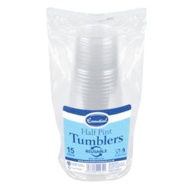 Essentials 1/2 Pint Glass 15Pk