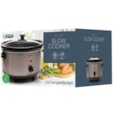 Kitchenperfected 3.5Ltr Oval Slow Cooker - Stainless Steel