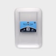 Serving Tray Reusable Clear Plastic Medium 36Cm X 24Cm