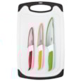 Zyliss Comfort 4pc Board & Knife Set Zyliss Comfort 4pc Board & Knife Set