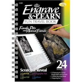 Royal Brush Engraving Activity Book Family Friends/pets Royal Brush Engraving Activity Book Family Friends/pets