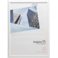 Easy Loader Solid White Plastic Plexi Glass Frame A4 Easy Loader Solid White Plastic Plexi Glass Frame A4