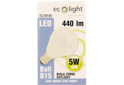 Ecolight 5w Led B15 Golf Light Bulb Frosted
