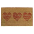 Jvl Latex Coir Mat Hearts 45x75 Jvl Latex Coir Mat Hearts 45x75