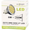 Ecolight 6w Led Gu10 3000k Light Bulb (EC67703)