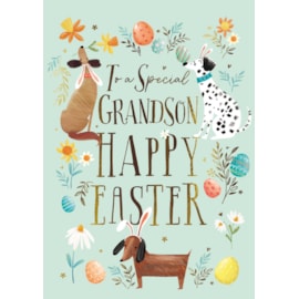 Ling Grandson Blue Easter Dogs