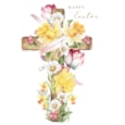 Ling Floral Cross Easter Card Ling Floral Cross Easter Card