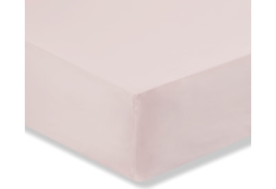 Egyptian Cotton Fitted Sheet Blush King (BD/57496/R/KFD/BLH)