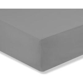 Bianca 180tc Egyptian Cotton Fitted Sheet Charcoal S/king Bianca 180tc Egyptian Cotton Fitted Sheet Charcoal S/king