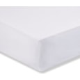 180tc Egyptian Cotton Fitted Sheet White Single (BD/57496/R/SFD/WH)