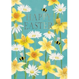 Daisy & Daffodils Easter Card (EIIA0165)