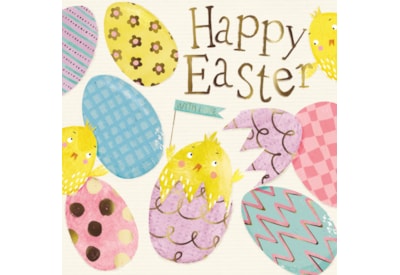 Ling Easter Egg & Baby Chicks Easter Card Ling Easter Egg & Baby Chicks Easter Card