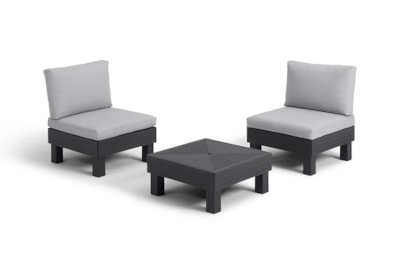 Keter Elements Balcony Set - Graphite Keter Elements Balcony Set - Graphite