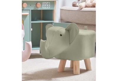 Elephant Footstool - Sage Elephant Footstool - Sage