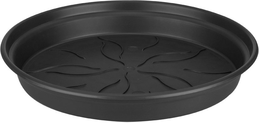Elho Basics Saucer Black 25cm (6990422543300)