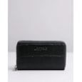 Lappella Elisia Medium Zip Round Purse In Black Croc A Leather Ref 123-1
