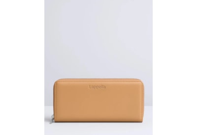 Lappella Emilia Large Zip Round Purse In Camel Lappella Emilia Large Zip Round Purse In Camel