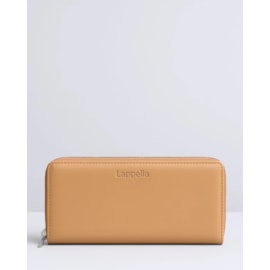 Lappella Emilia Large Zip Round Purse In Camel