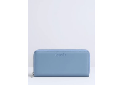 Lappella Emilia Large Zip Round Purse In Morning Blue Lappella Emilia Large Zip Round Purse In Morning Blue