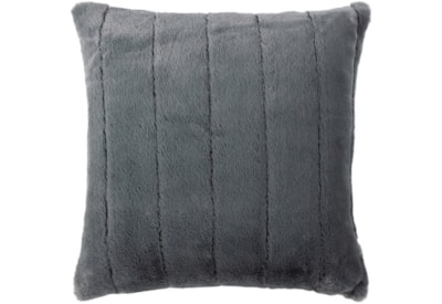 Empress Faux Fur Cushion Charcoal (EMPRESS/HF2/CHA)