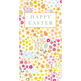 Ling  Easter Money Wallet All Over Pattern Floral & Eggs