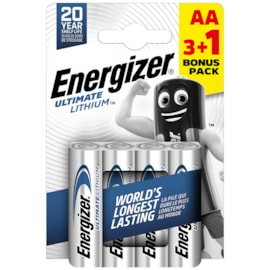 Energizer Ultimate Lithium Aa 3 +1 (ENERL91B3+1)