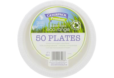 Caterpack Enviro Plates 18cm 50s Caterpack Enviro Plates 18cm 50s