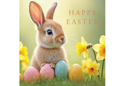 Ling Easter Rabbit With Easter Eggs Ling Easter Rabbit With Easter Eggs