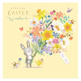 Ling Easter Bunny & Bouquet Ling Easter Bunny & Bouquet